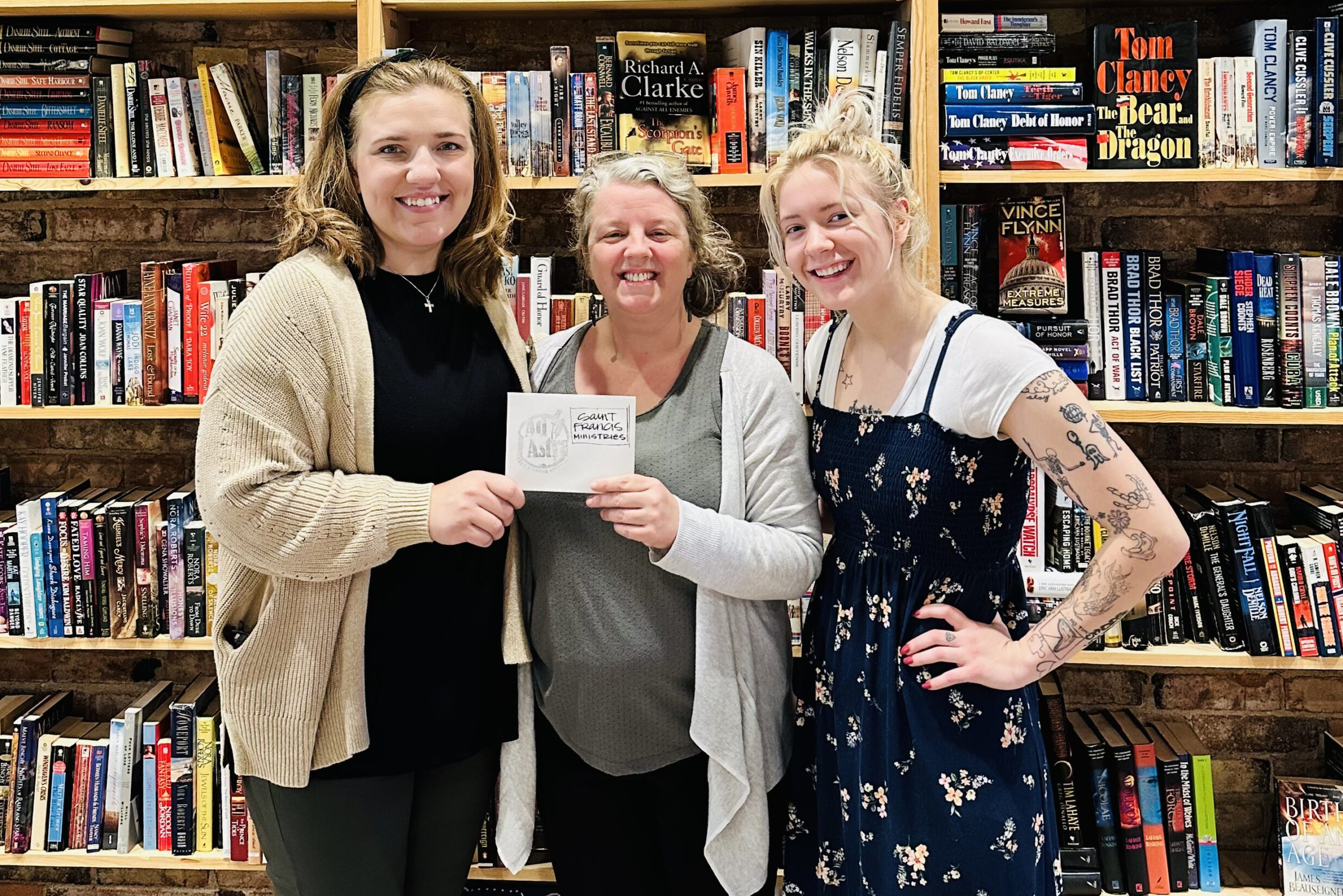 Ad Astra Books and Coffee House supported Saint Francis Ministries in August 2023 with social media and a 'Cause Latte' campaign, featuring our dove logo. This collaboration highlights community engagement and support for local nonprofits, fostering awareness and contributions to our cause.