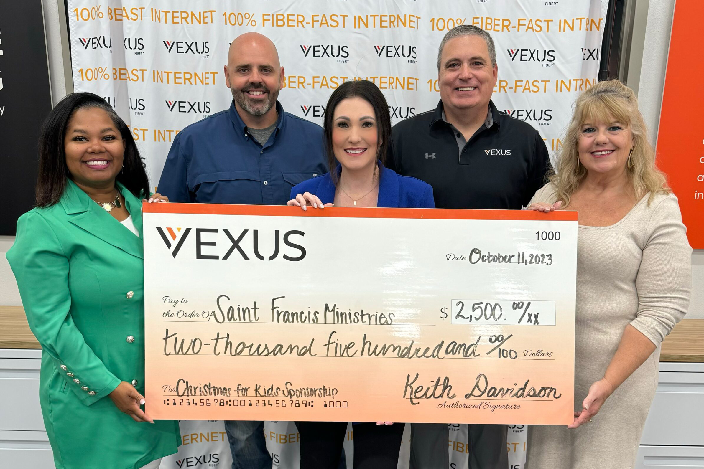 Vexus Fiber spearheads the Texas Christmas for Kids campaign as the kickoff sponsor, providing gifts to children in Lubbock and Amarillo. This initiative exemplifies community partnership and the spirit of giving, ensuring a joyful holiday for children in the child welfare system.